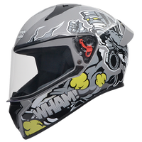 THUNDER PISTON D10 DECOR WITH SPOILER WITH EXTRA TINTED VISOR