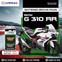 Sintered Brake Pads For BMW G 310 RR - Rear - CB312 - 1 Set