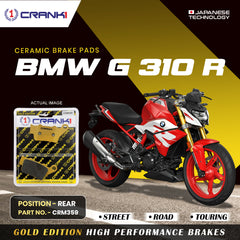 Ceramic Brake Pads For BMW G 310 R - Rear - CRM359 - 1 Set