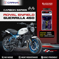 Carbon Brake Pads For Royal Enfield Guerrilla 450 (2024 Onwards) - Front - CFB902 - 1 Set