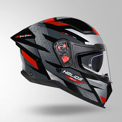 STUDDS HELIOS D2 CIRCUIT DECOR BLACK & N2-RED