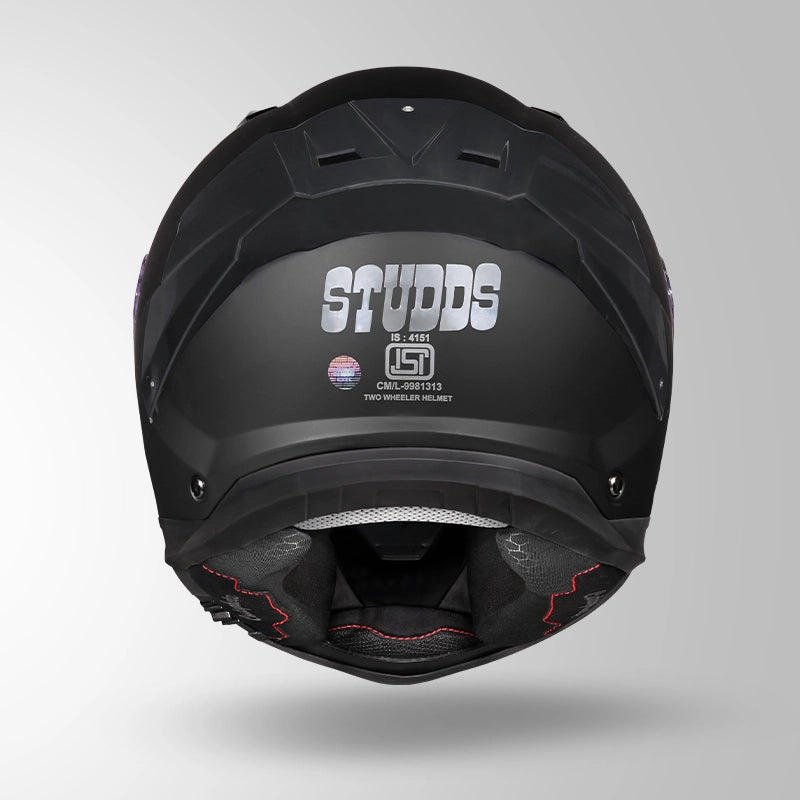 STUDDS HELIOS MATT BLACK