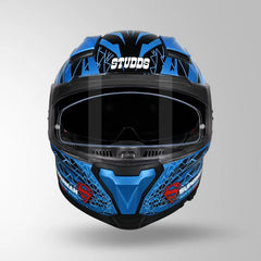 STUDDS HELIOS SUPERMAN EDITION BLUE N1-BLUE