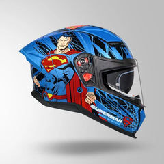 STUDDS HELIOS SUPERMAN EDITION BLUE N1-BLUE