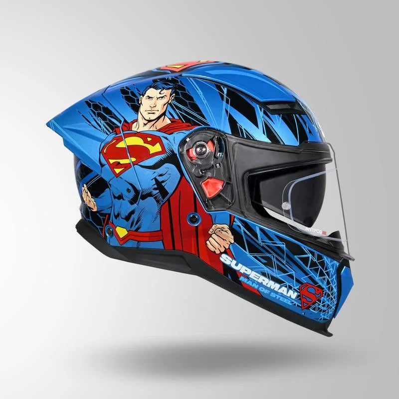 STUDDS HELIOS SUPERMAN EDITION BLUE N1-BLUE