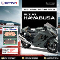 Sintered Brake Pads For Suzuki Hayabusa (2021 Onwards) - Front - CB744 - 2 Sets
