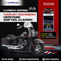 Carbon Brake Pads For Harley Davidson Heritage Softail Classic (2018 Onwards) - Rear - CFB017 - 1 Set