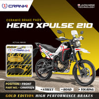 Ceramic Brake Pads For Hero Xpulse 210 - Front - CRM052/4 - 1 Set