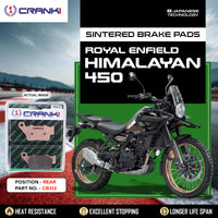 Sintered Brake Pads For Royal Enfield Himalayan 450 - Rear - CB312 - 1 Set