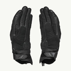 VIATERRA HOLESHOT – SHORT MOTORCYCLE RIDING GLOVES FOR MEN (GUNMETAL)