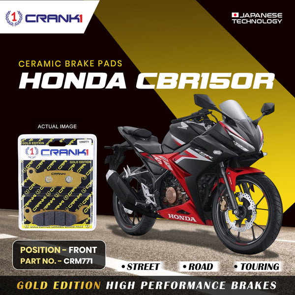 Ceramic Brake Pads For Honda CBR150R - Front - CRM771 - 1 Set
