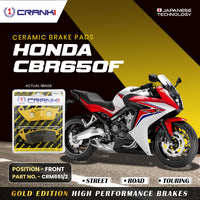 Ceramic Brake Pads For Honda CBR650F - Front - CRM651/2 - 2 Sets