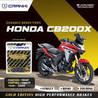 Ceramic Brake Pads For Honda CB200X (2021) - Front - CRM771 - 1 Set