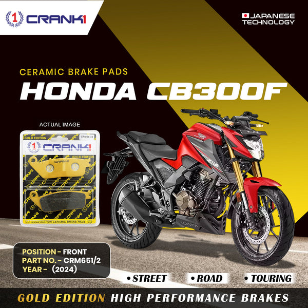 Ceramic Brake Pads For Honda CB300F (2024) - Front - CRM651/2 - 1 Set