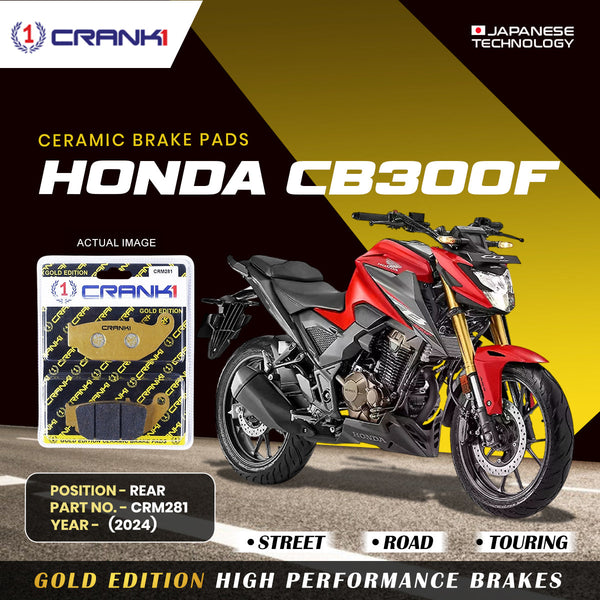 Ceramic Brake Pads For Honda CB300F (2024) - Rear - CRM281 - 1 Set
