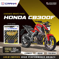 Ceramic Brake Pads For Honda CB300F (2024) - Rear - CRM281 - 1 Set