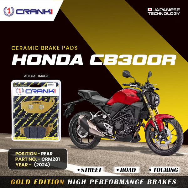 Ceramic Brake Pads For Honda CB300R (2024) - Rear - CRM281 - 1 Set