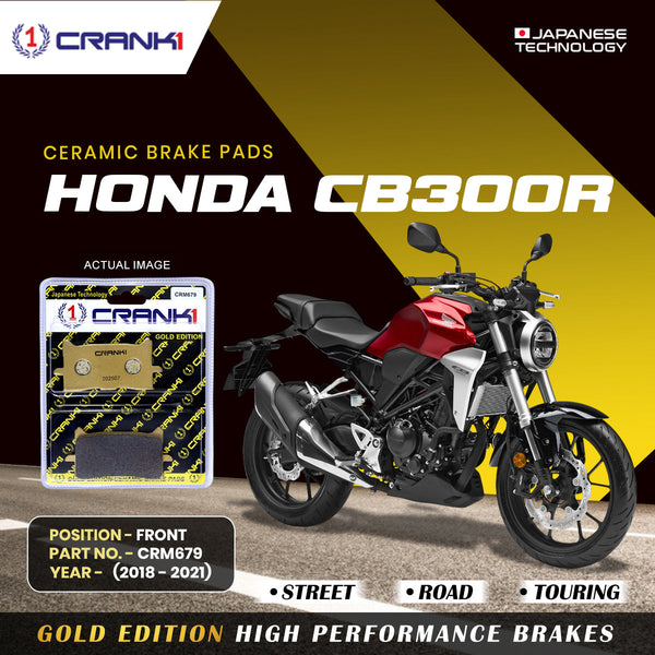 Ceramic Brake Pads For Honda CB300R (2018-2021) - Front - CRM679 - 1 Set