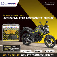 Ceramic Brake Pads For Honda CB Hornet 160R (2019) - Front - CRM2809 - 1 Set