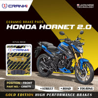 Ceramic Brake Pads For Honda Hornet 2.0 - Front - CRM771 - 1 Set