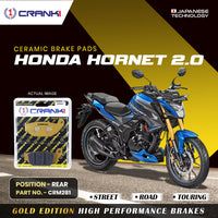 Ceramic Brake Pads For Honda Hornet 2.0 - Rear - CRM281 - 1 Set