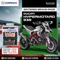 Sintered Brake Pads For Ducati Hypermotard 939 (2016-2018) - Front - CB036 - 2 Sets