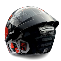 LS2 FF352 ROOKIE BIG ONE GREY HI VIZ ORAGNE