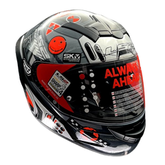 LS2 FF352 ROOKIE BIG ONE GREY HI VIZ ORAGNE