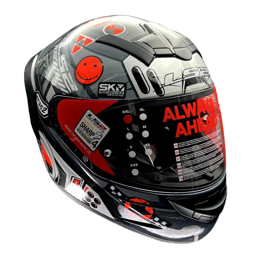 LS2 FF352 ROOKIE BIG ONE GREY HI VIZ ORAGNE