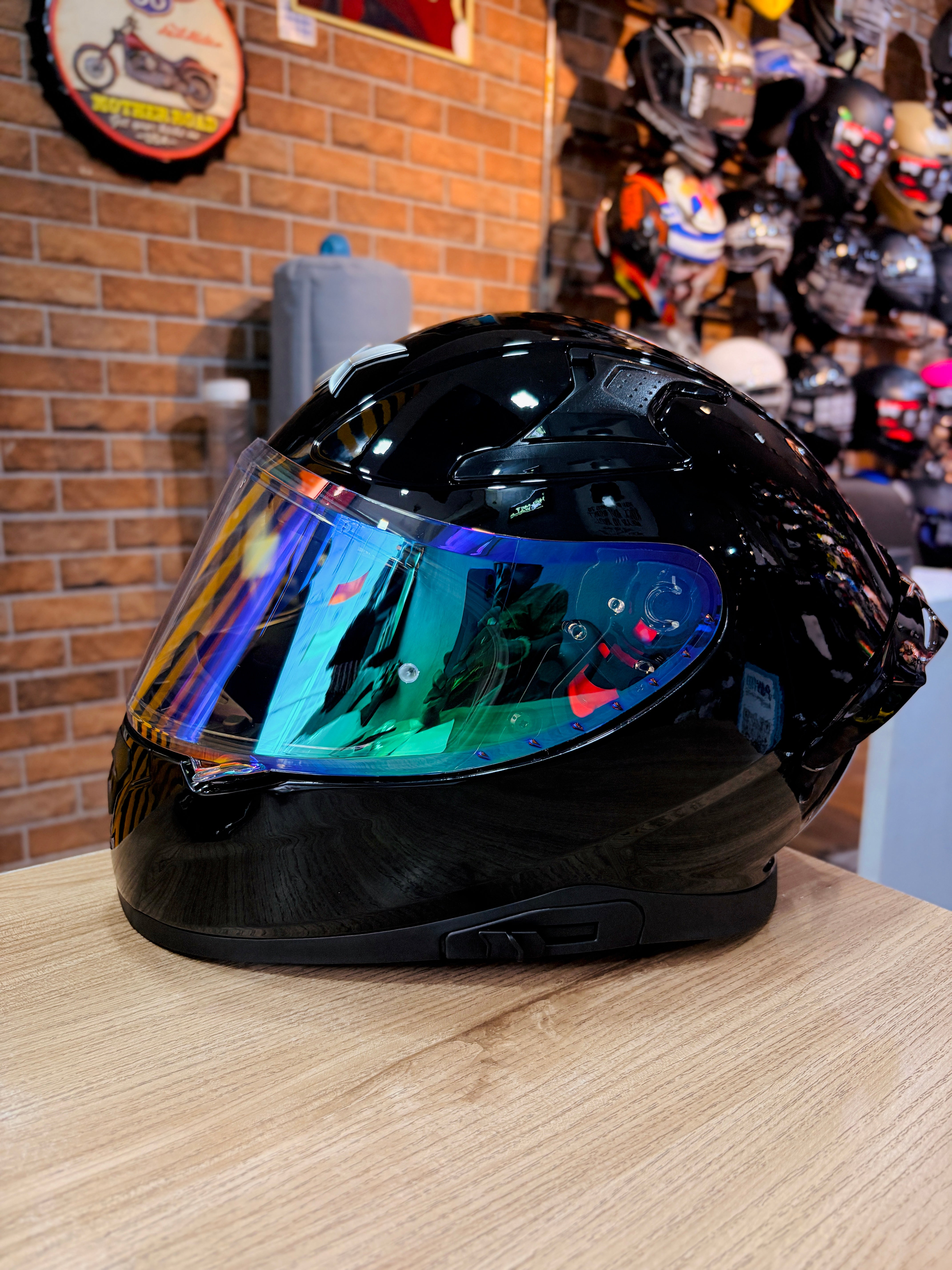 AXOR APEX NIGHT VISION VISOR FLUORITE GREEN PIN LOCK READY