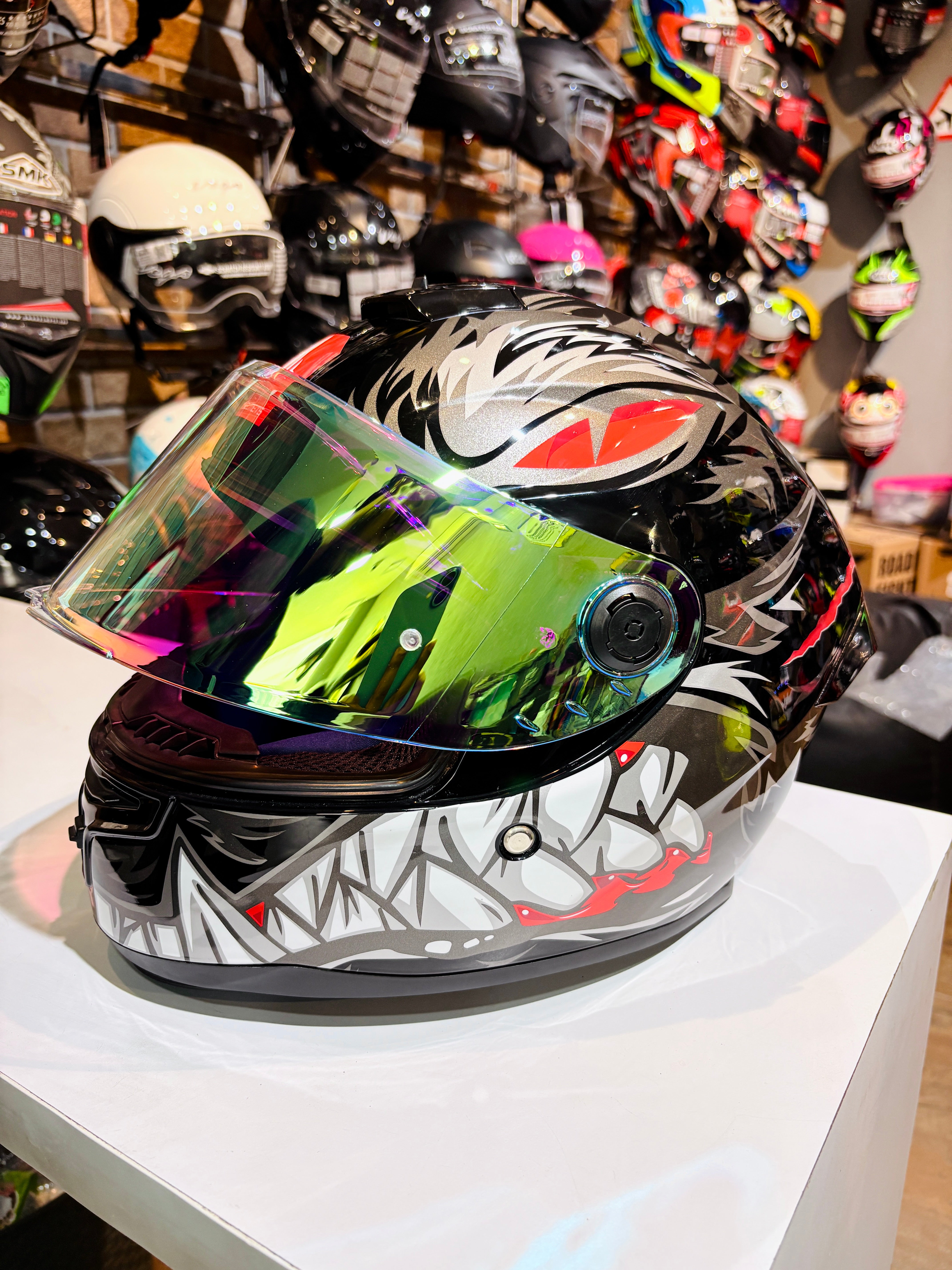 MT V14 B DAY NIGHT VISOR NIGHT VISION FLUORITE GREEN REPLICA