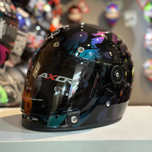 AXOR BRUTE D-SHADE HELMET WITH SMOKE VISOR