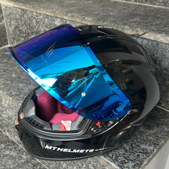 AUTOTRUMP Replacement visor for MT V14 DAY NIGHT VISOR NIGHT VISION (BLUE)