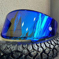 AUTOTRUMP Replacement visor for KYT Striker (DEEP BLUE)
