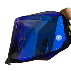 AUTOTRUMP Replacement visor for KYT R2R PRO DAY NIGHT VISOR NIGHT VISION (DEEP BLUE)