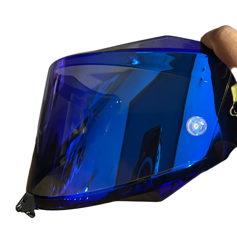 AUTOTRUMP Replacement visor for KYT R2R PRO DAY NIGHT VISOR NIGHT VISION (DEEP BLUE)