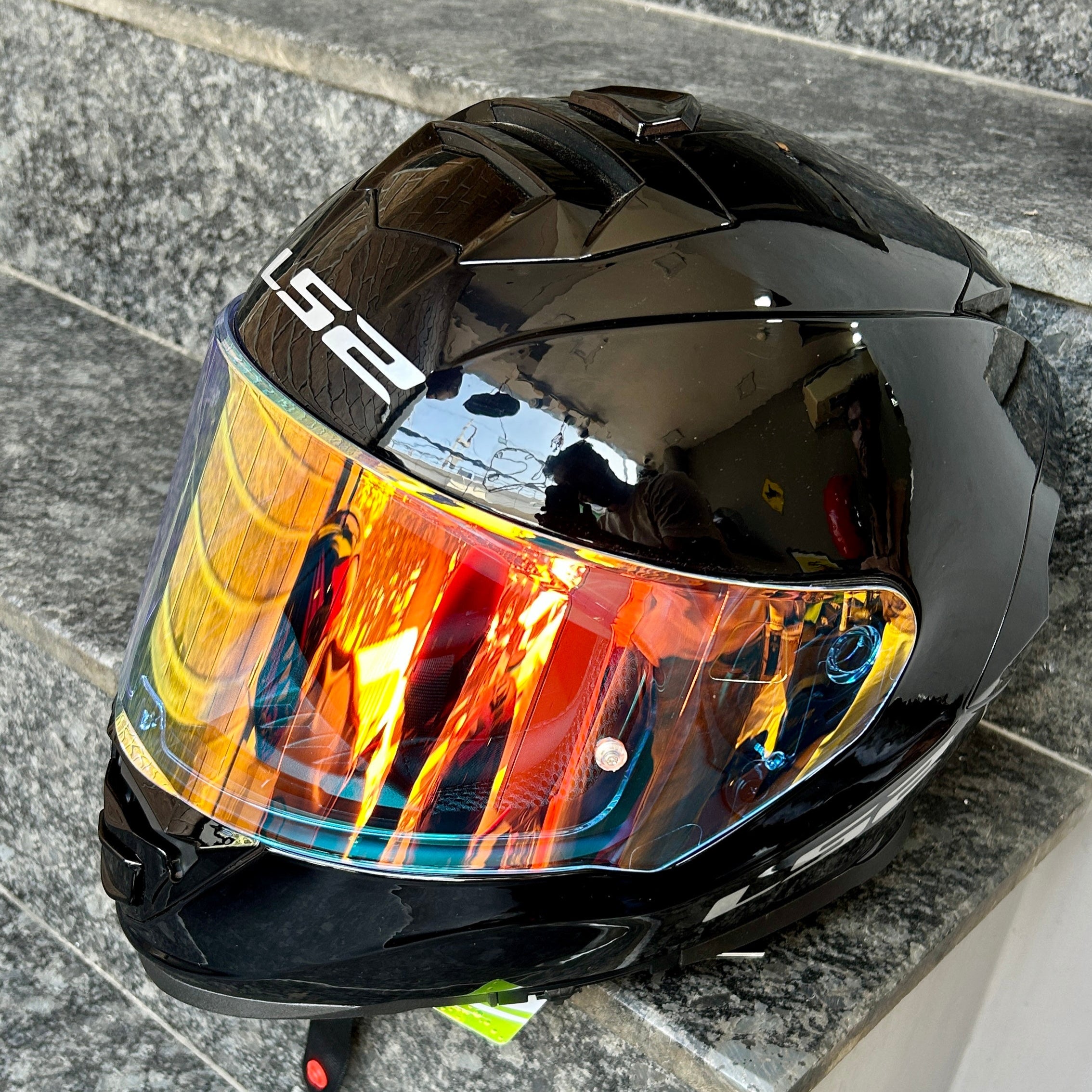 LS2 FF800 STORM II DAY NIGHT VISOR (FUEL)
