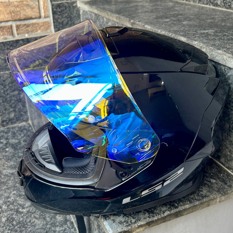 AUTOTRUMP Replacement visor for LS2 FF800 STORM II DAY NIGHT (ULTRA BLUE)