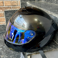 AUTOTRUMP Replacement visor for LS2 FF808 STREAM II  DAY NIGHT VISOR NIGHT VISION (ULTRA BLUE)