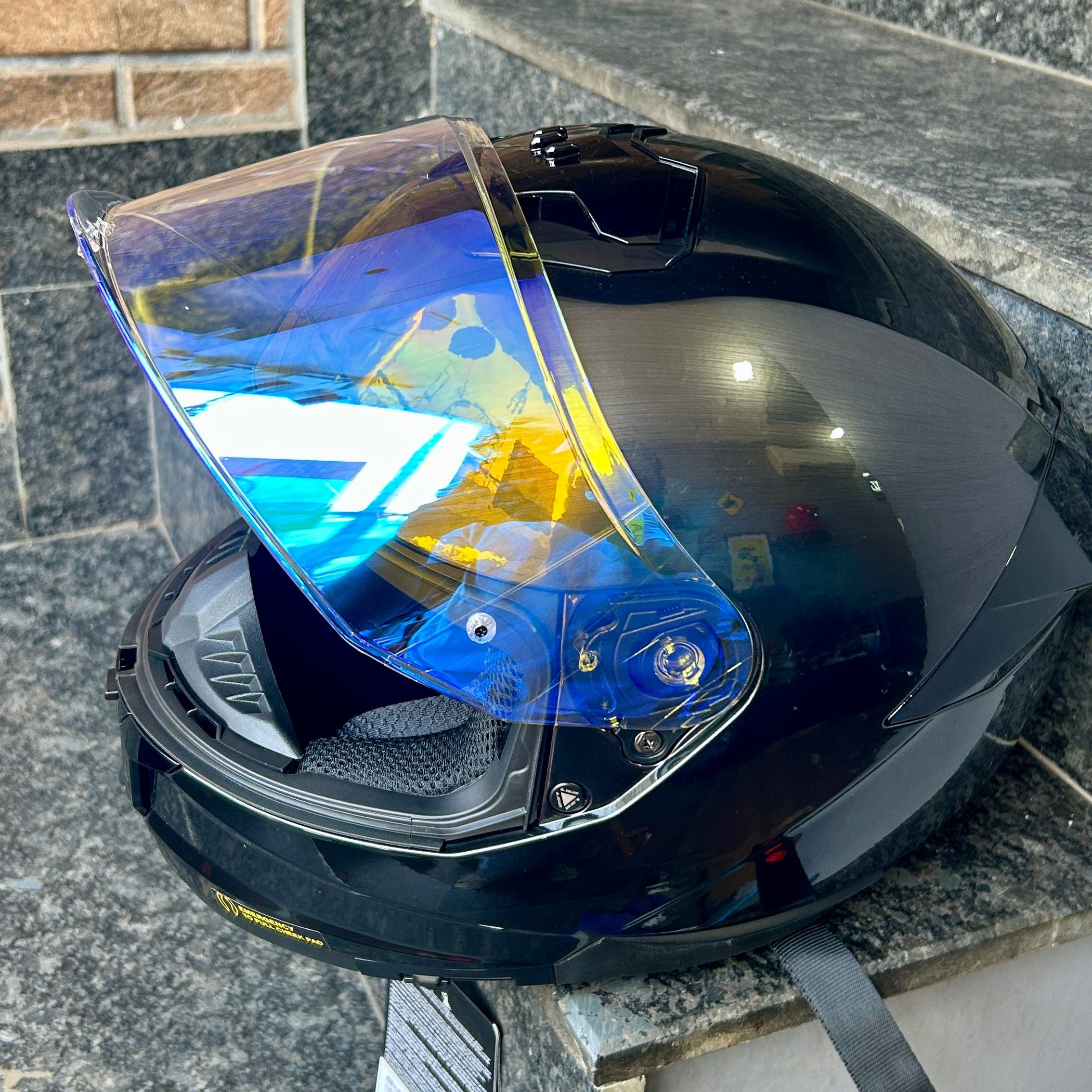 LS2 FF808 STREAM II  DAY NIGHT VISOR NIGHT VISION (ULTRA BLUE)