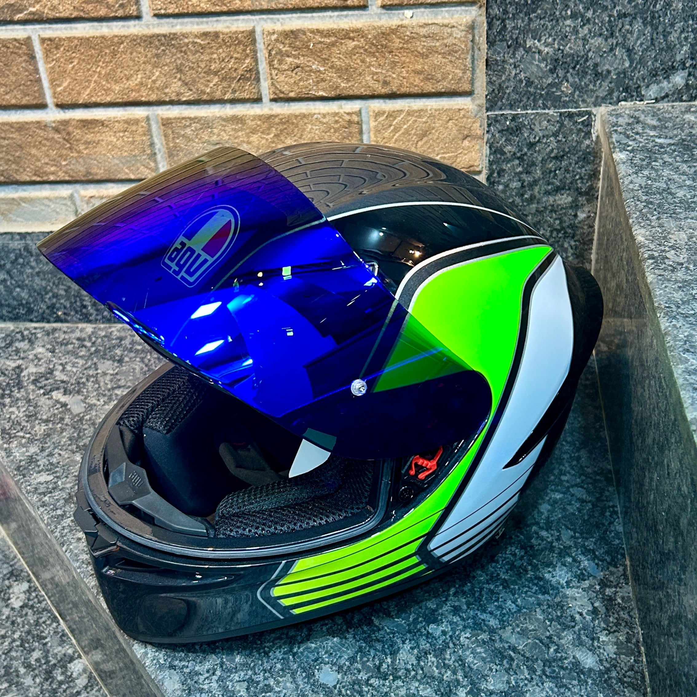 AGV DEEP BLUE DAY NIGHT VISOR FOR- K1/K3/K5