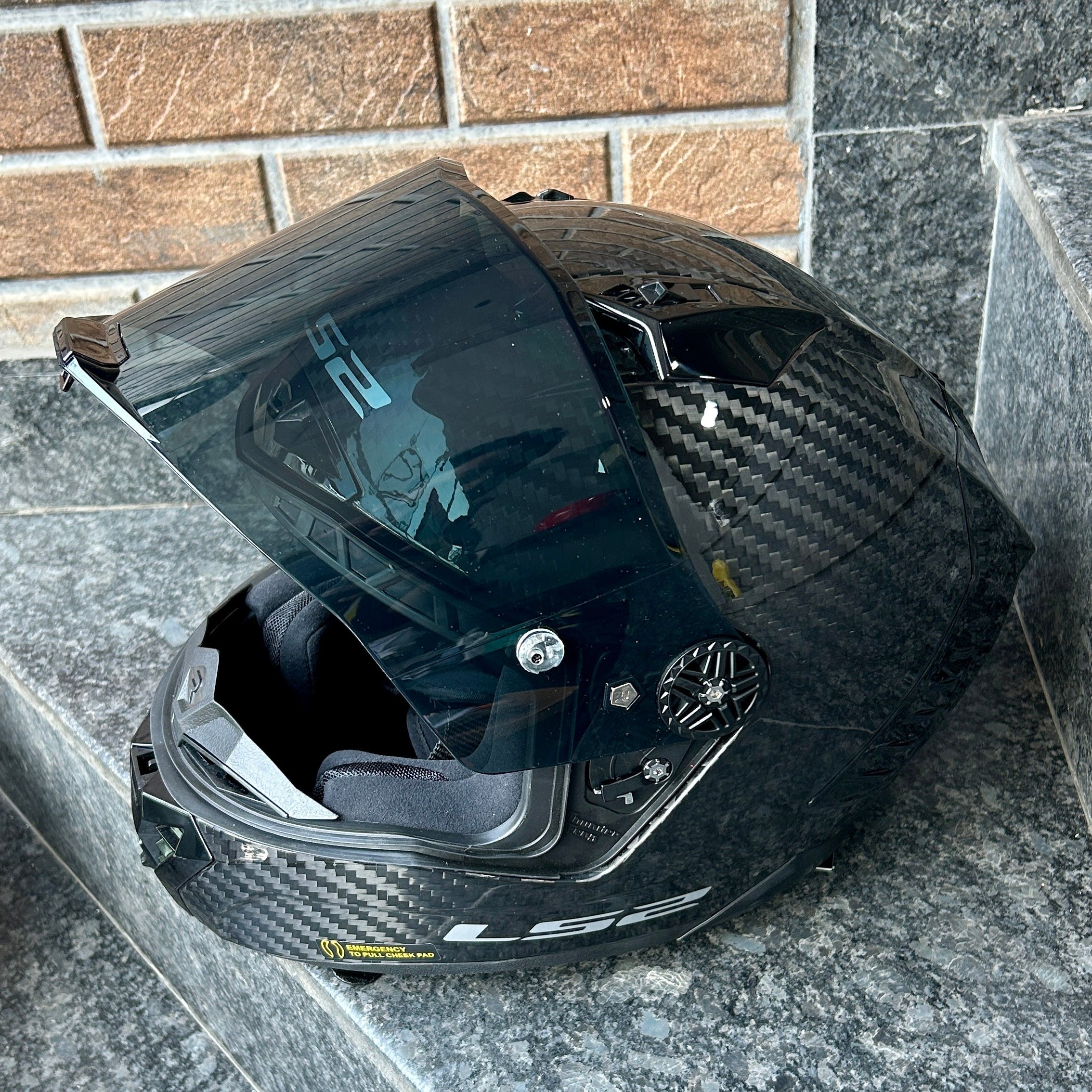 LS2 FF 805 THUNDER PLUS DARK SMOKE VISOR REPLICA