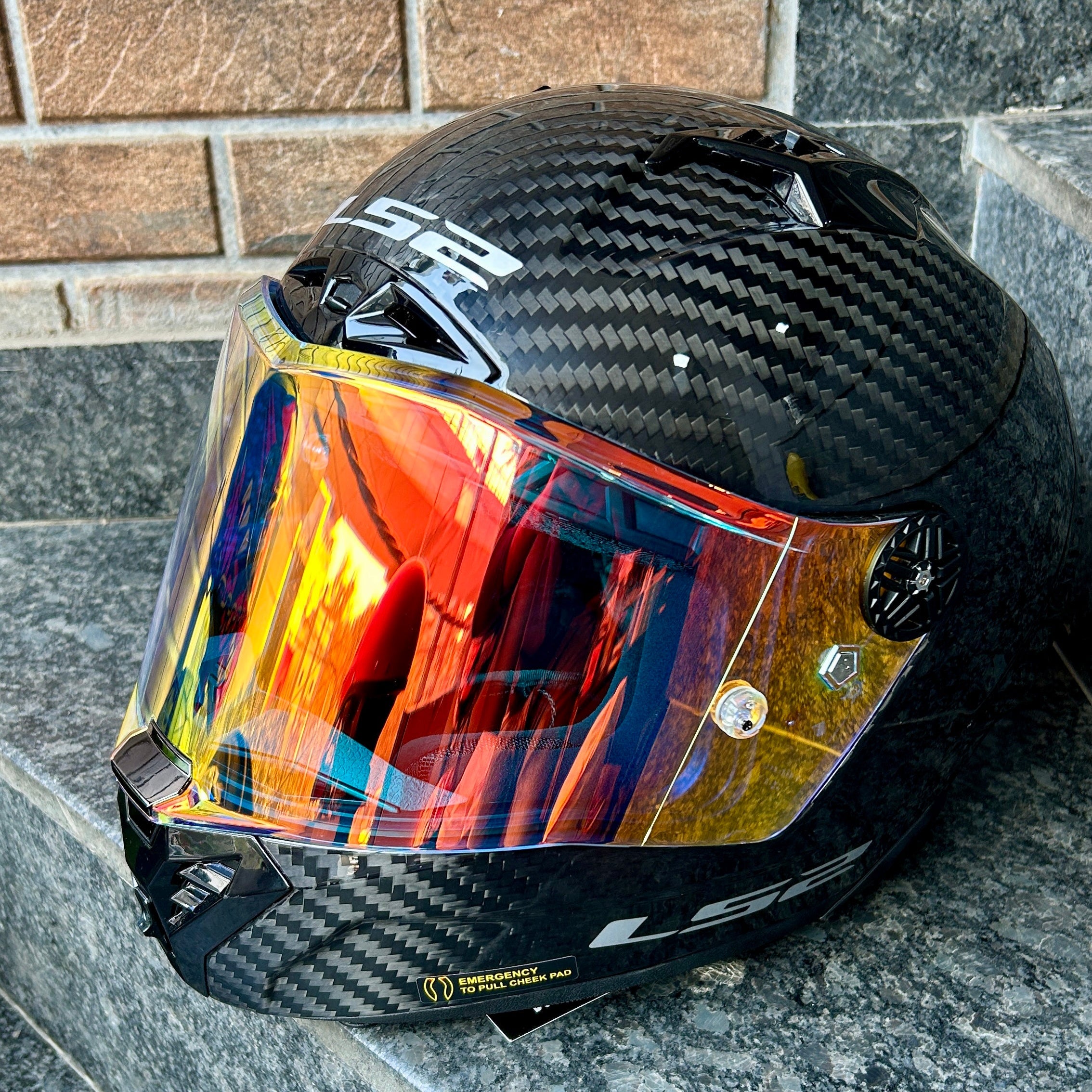 LS2 FF805 THUNDER PLUS DAY NIGHT VISOR NIGHT VISION (FUEL)