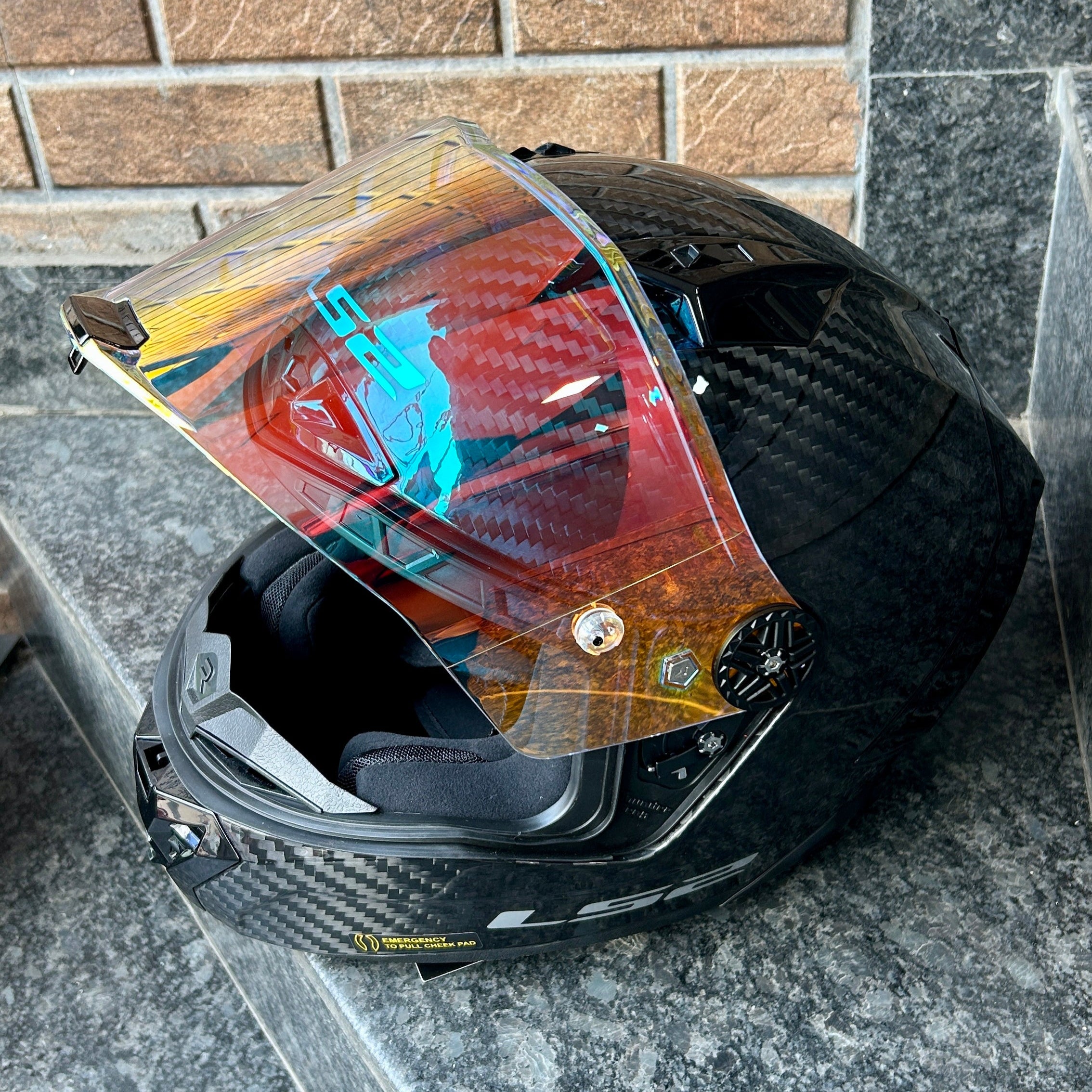 LS2 FF805 THUNDER PLUS DAY NIGHT VISOR NIGHT VISION (FUEL)