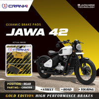 Ceramic Brake Pads For Jawa 42 - Rear - CRM359 - 1 Set