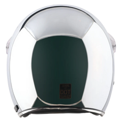 Retro Jet Chrome Helmet