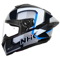 NHK K5R RETRO BL/SILVER BLUE