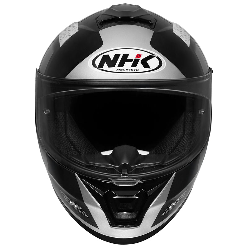NHK K5R RETRO BL/SILVER RED