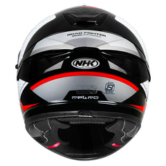 NHK K5R RETRO BL/SILVER RED
