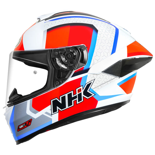 NHK K5R RETRO WHITE/RED BLUE